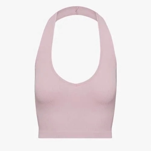 Sunday Best Seamless Ribbed Halter - Picture 2 of 4